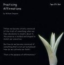 practicing affirmations audio cd for health, wealth, happiness and wisdom.